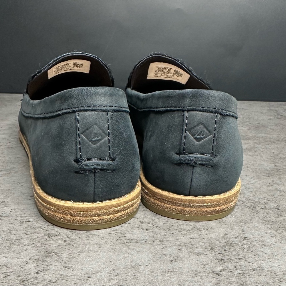 Sperry Saybrook Black Pony Hair Slip-On Loafers – Women’s 7.5 - Picture 2 of 6